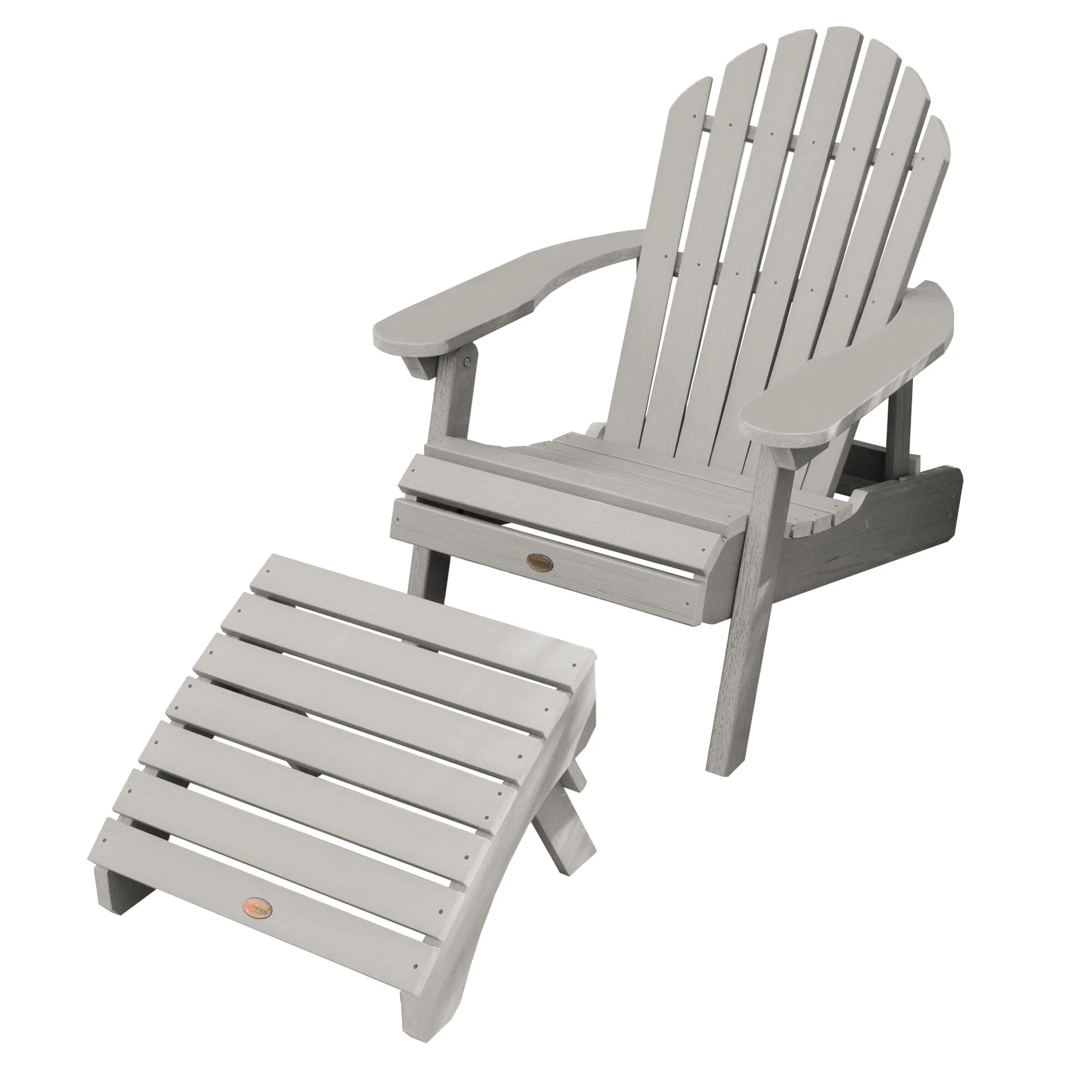 Hamilton Reclining Adirondack Chair with Folding Ottoman