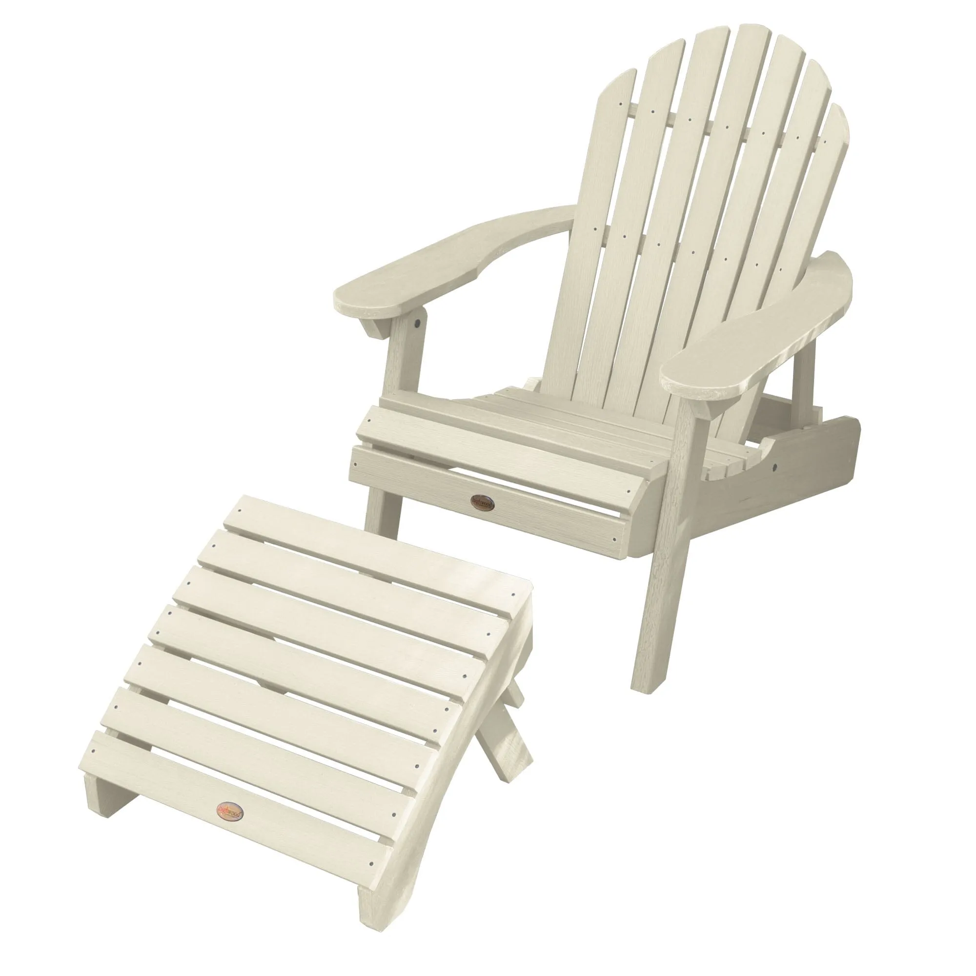 Hamilton Reclining Adirondack Chair with Folding Ottoman