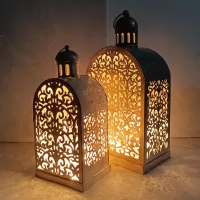 Hanging Lantern Tea Light Candle Holder for Home Decoration - Diwali And Christmas Decorations Items Dar Lantern
Set of 2 pink color