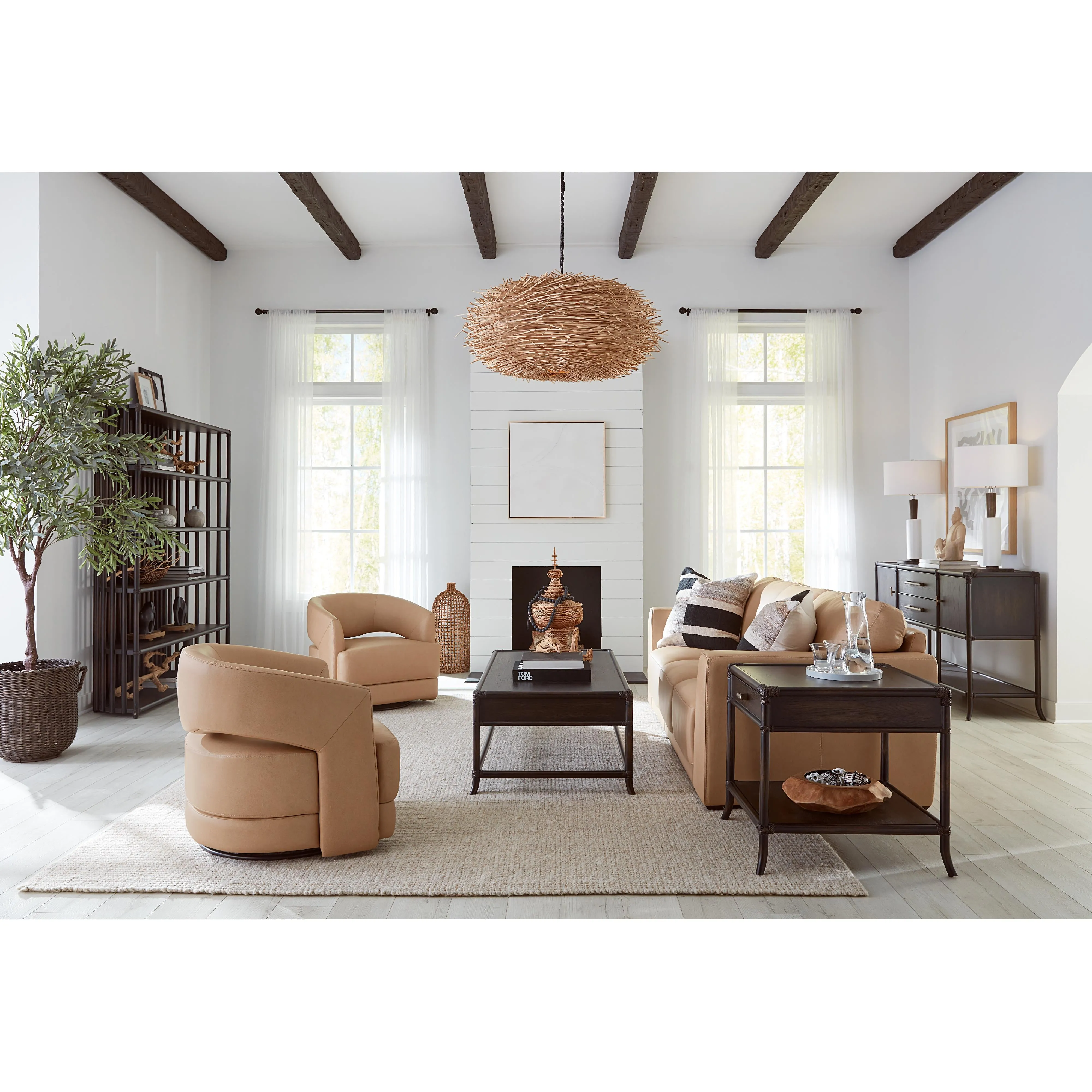 Hooker Furniture CC117-080 Keys Swivel Chair