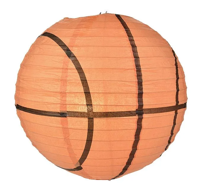 Iowa Col legeBasketball 14-inch Paper Lanterns 8pc Combo Party Pack - Dark Blue, Grey, White