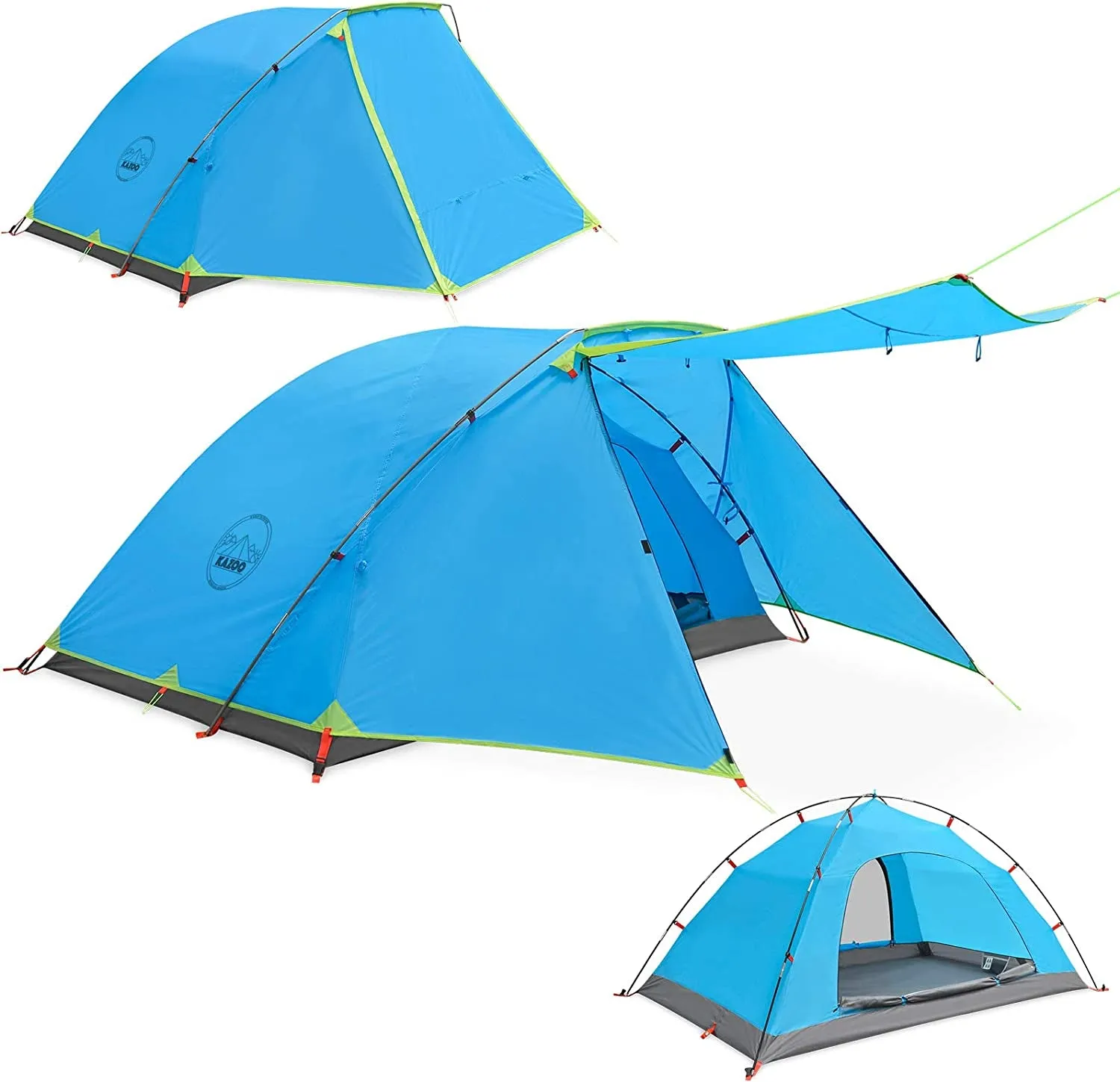 KAZOO Large 2／4 Person Camping Tent