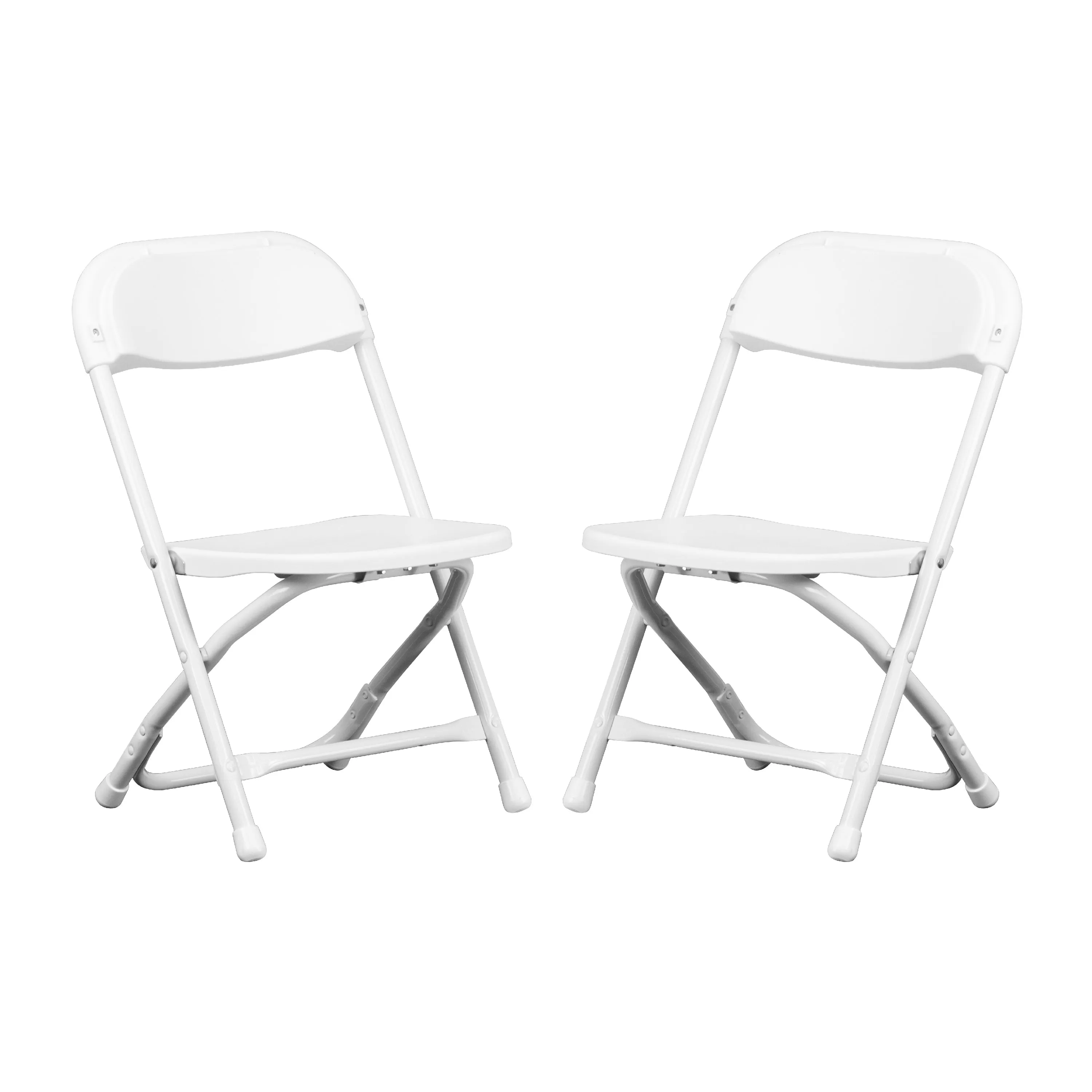 Kids White Folding Chair 2-Y-KID-WH-GG
