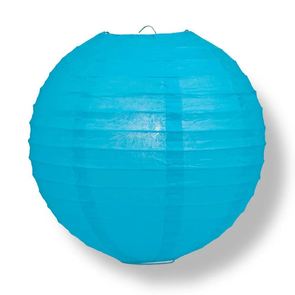 Los Angeles Pro Baseball 14-inch Paper Lanterns 5pc Combo Party Pack - Blue, Grey & Red