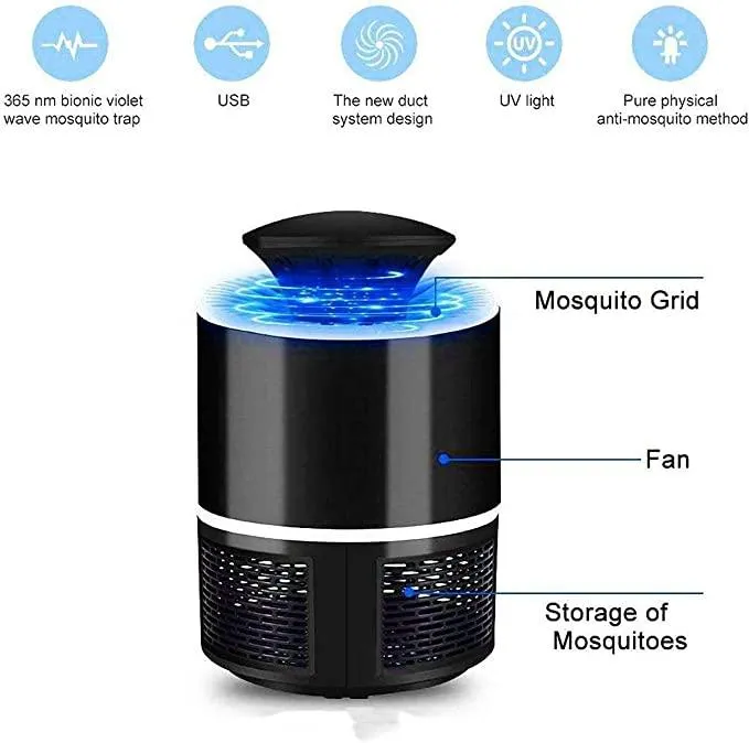Mosquito Killer Machine Lamp for Home Electronic Fly Inhaler