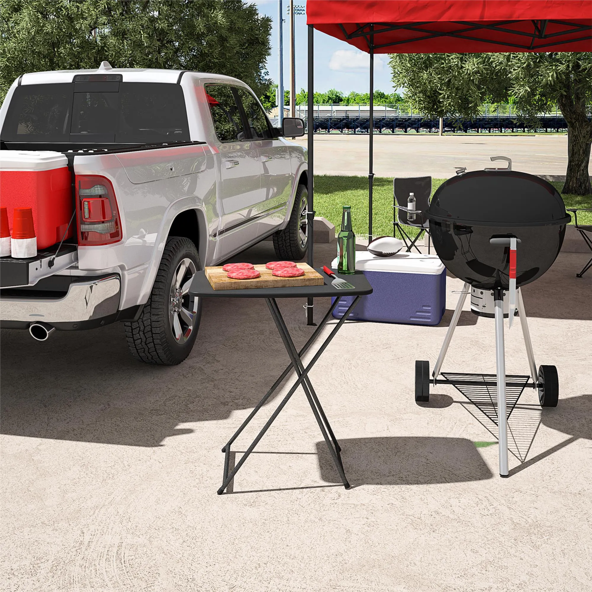 Multi-Functional, Adjustable, Personal Folding Activity Table