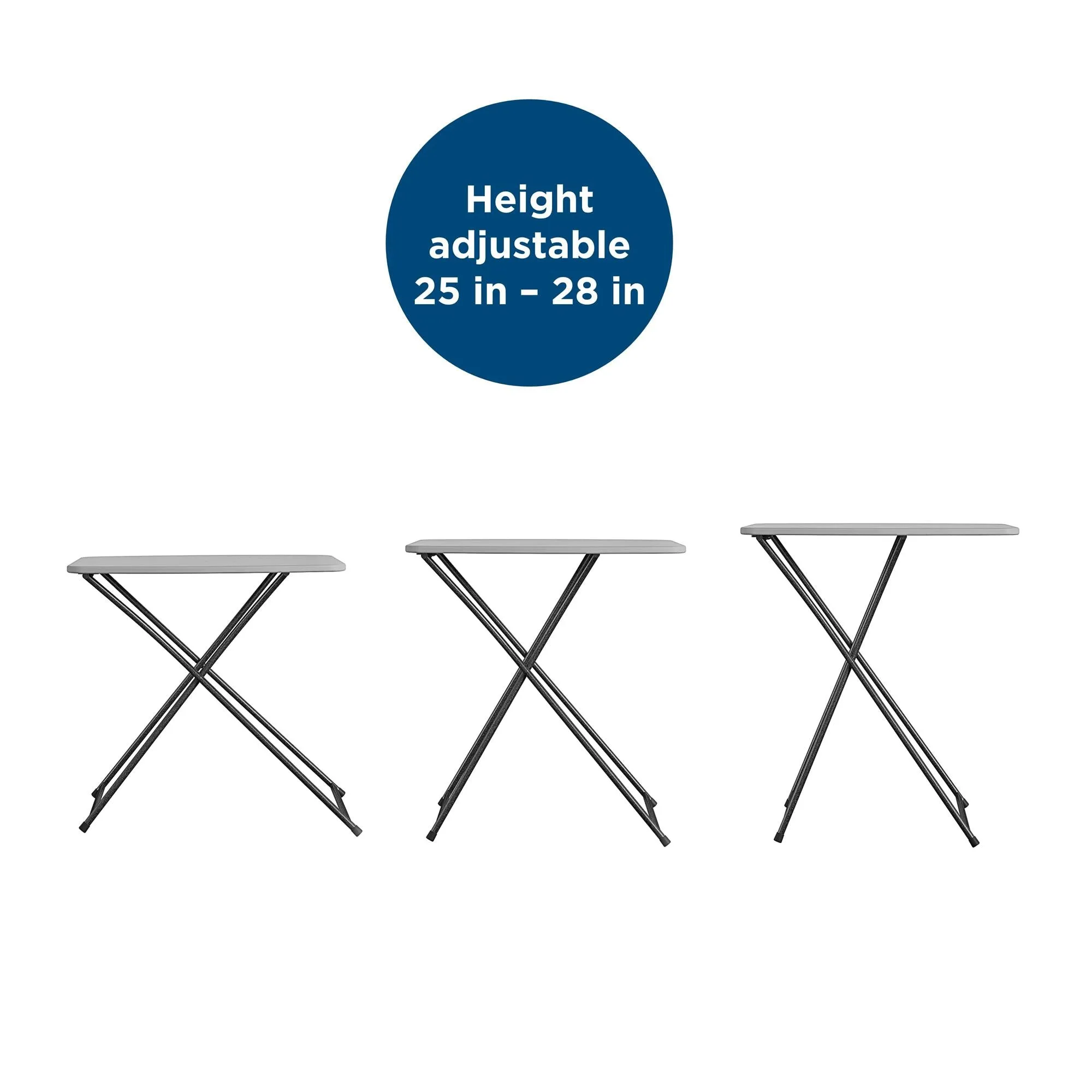 Multi-Functional, Adjustable, Personal Folding Activity Table