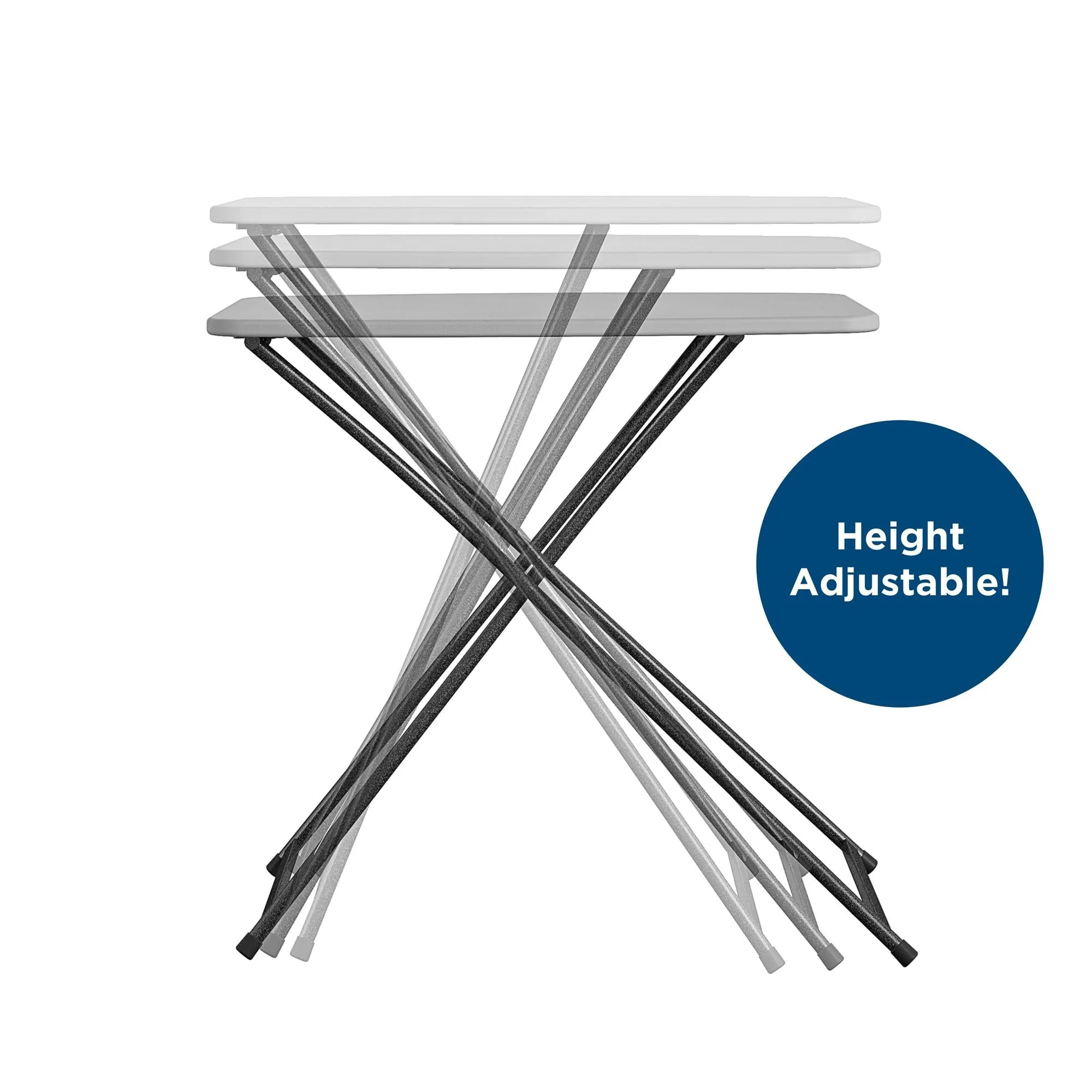 Multi-Functional, Adjustable, Personal Folding Activity Table