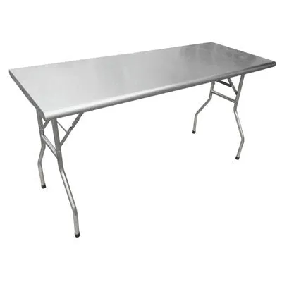 Nella 24" x 72" Stainless Steel Folding Table
