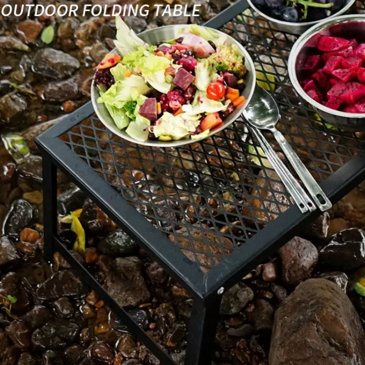 Outdoor Camping Lightweight Waterproof Folding Table Self-Driving Travel Portable Barbecue Table