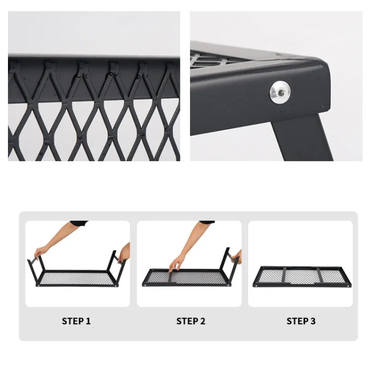 Outdoor Camping Lightweight Waterproof Folding Table Self-Driving Travel Portable Barbecue Table