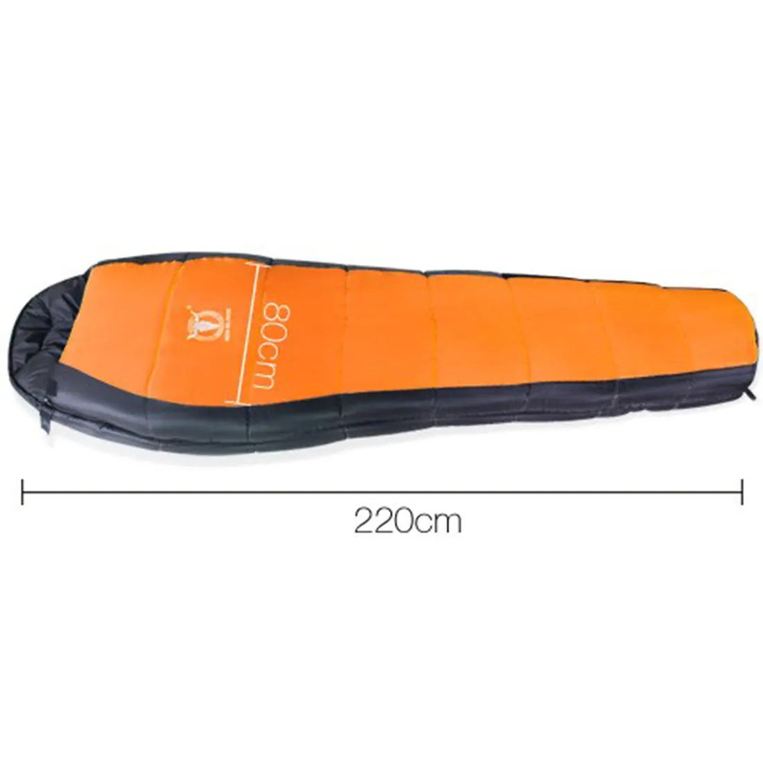 Outdoor Camping Sleeping Bag Thermal Tent Hiking Winter Compact Orange -15°C