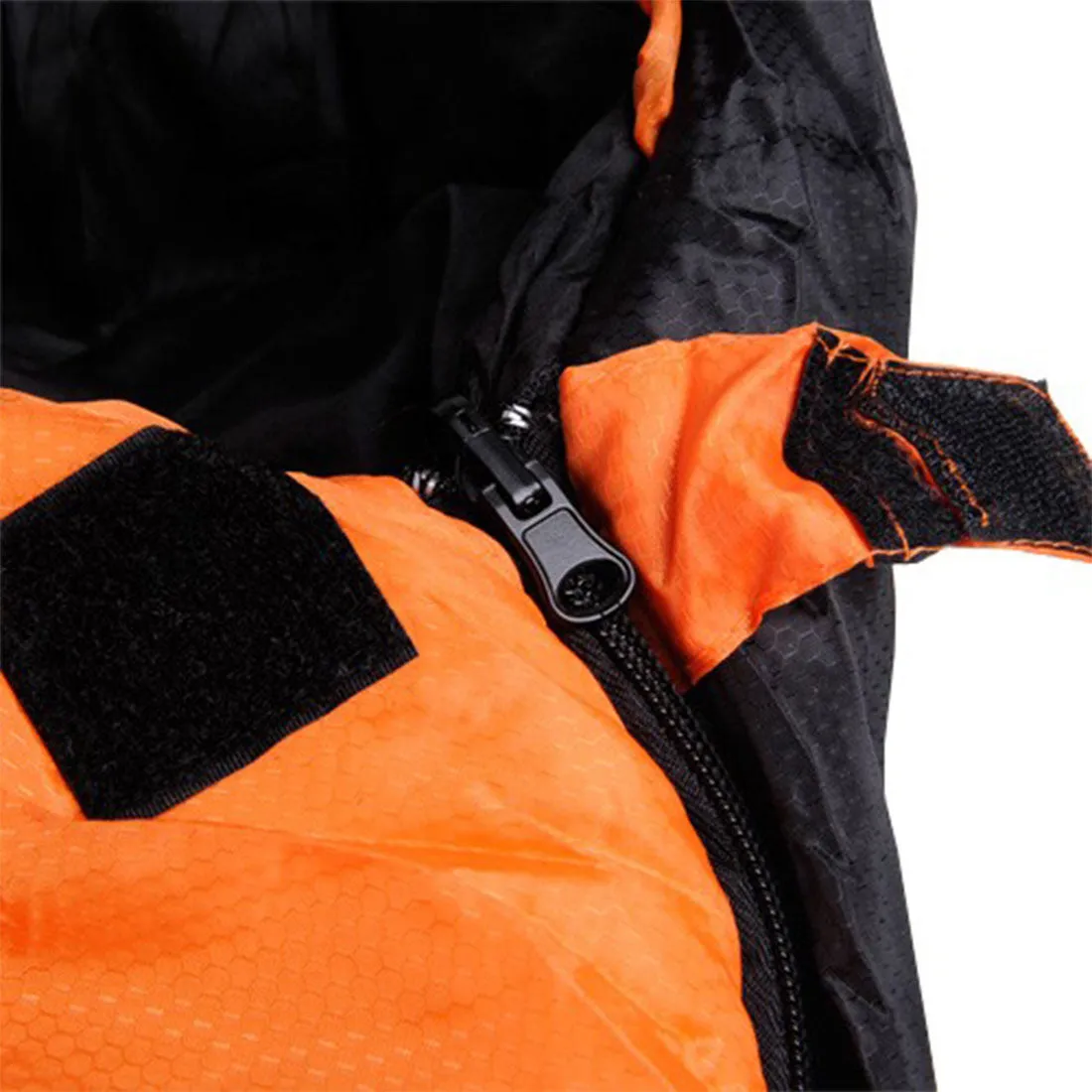 Outdoor Camping Sleeping Bag Thermal Tent Hiking Winter Compact Orange -15°C