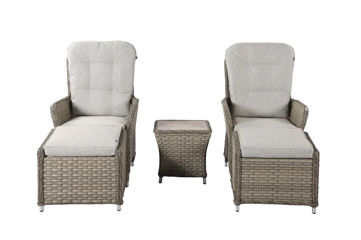 Outdoor Reclining Companion Bistro Set - Eton By Hartman