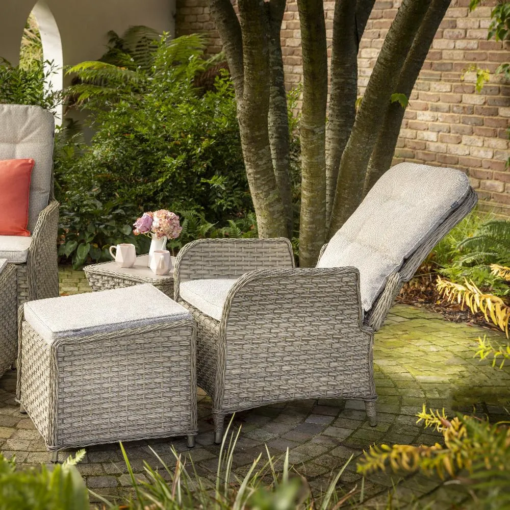 Outdoor Reclining Companion Bistro Set - Eton By Hartman
