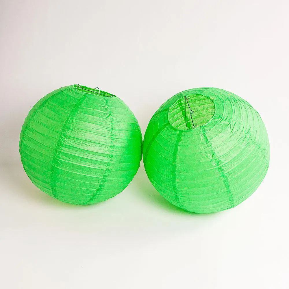 Philadelphia Pro Football Paper Lanterns 6pc Combo Tailgating Party Pack (Green/Grey)  - by PaperLanternStore