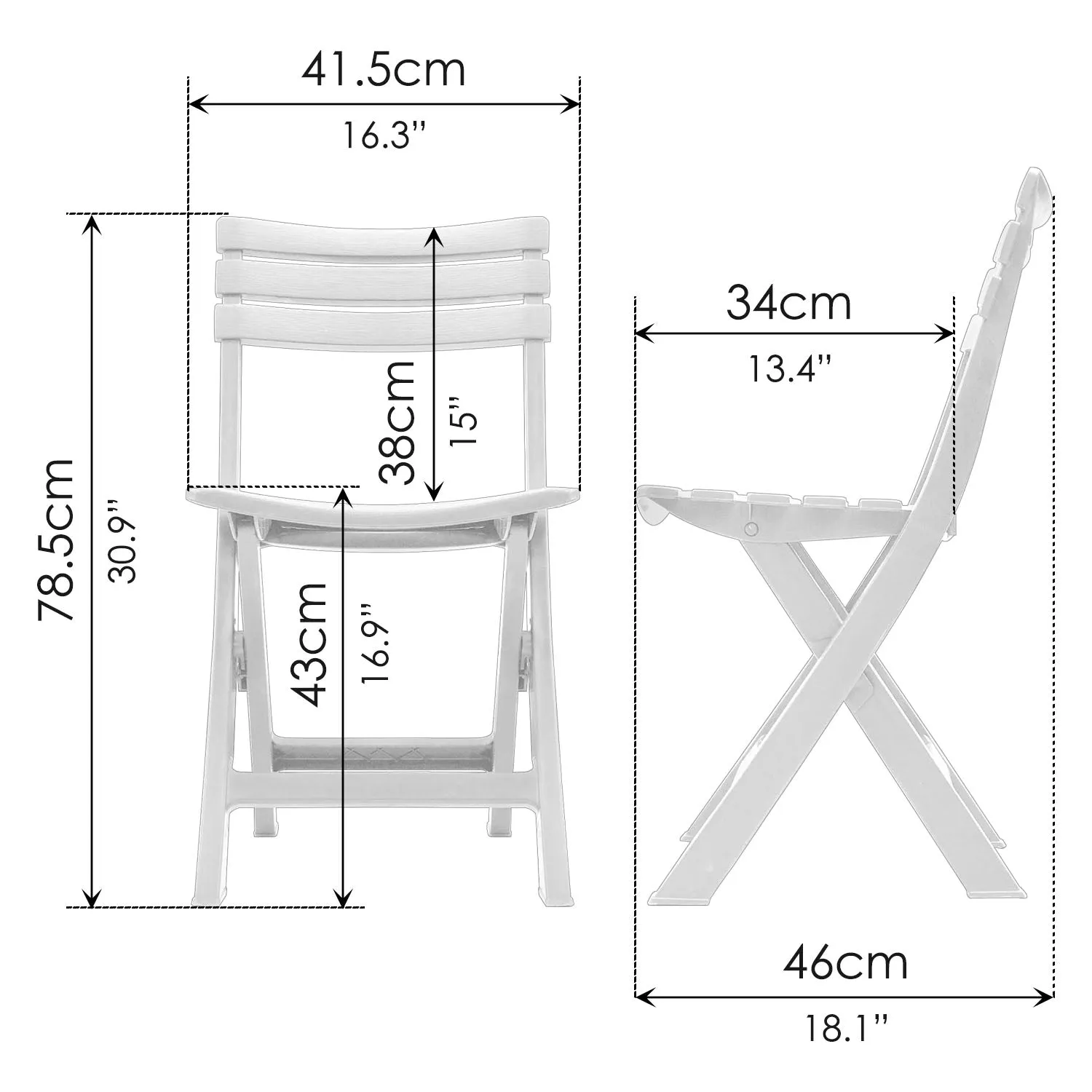 Plastic Chair (foldable)