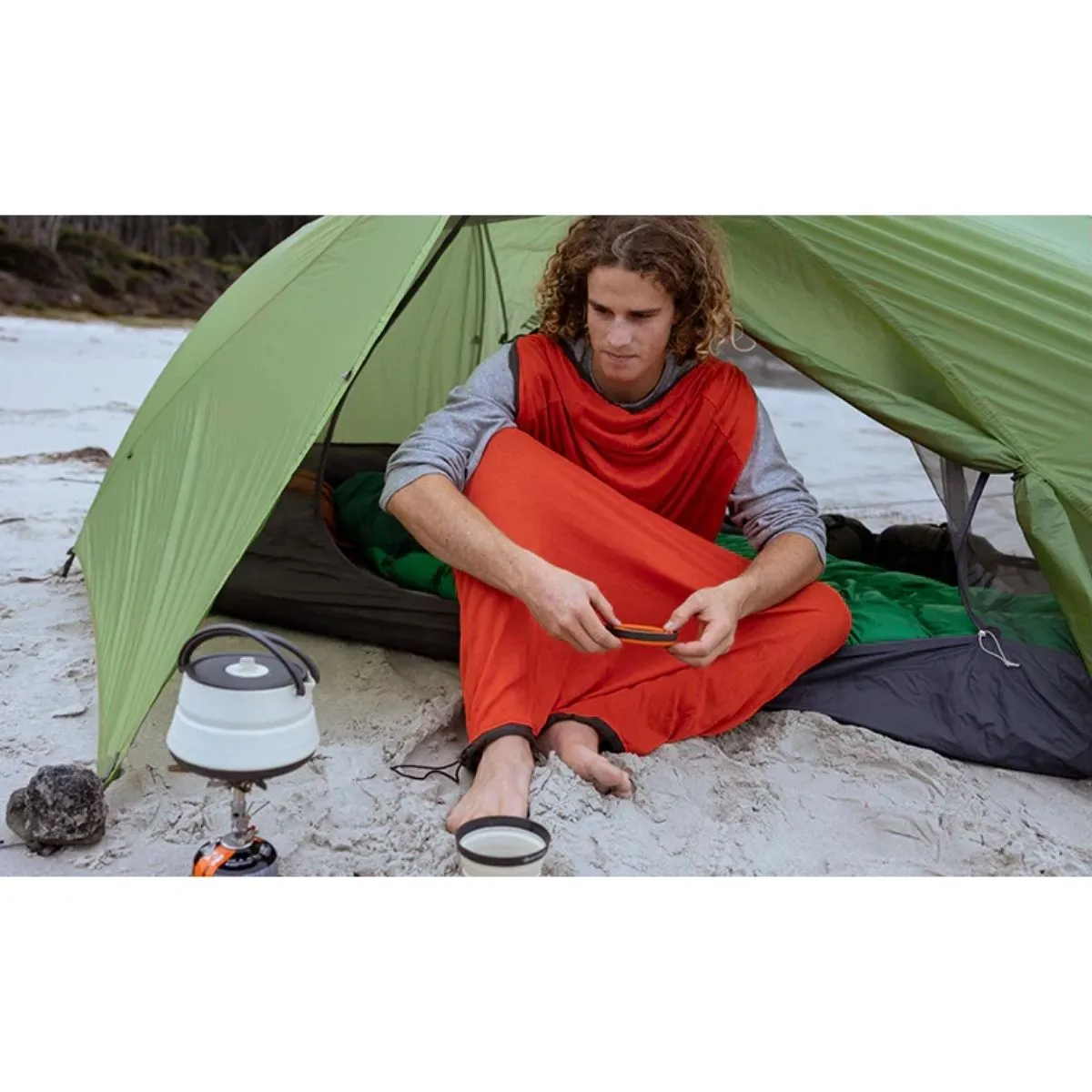Reactor Extreme Sleeping Bag Liner - with Drawstring - Mummy