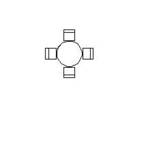 Round Folding Table - 36"/ 3'