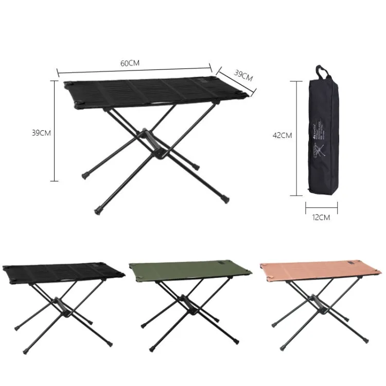 ShineTrip A378 Outdoor Camping Oxford Cloth   Alloy Folding Table(Army Green)