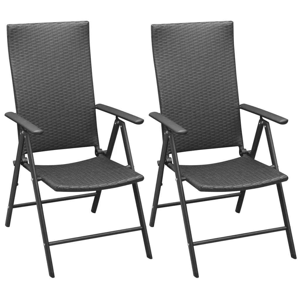 Stackable Patio Chairs Outdoor Patio Wicker Dining Chair Poly Rattan