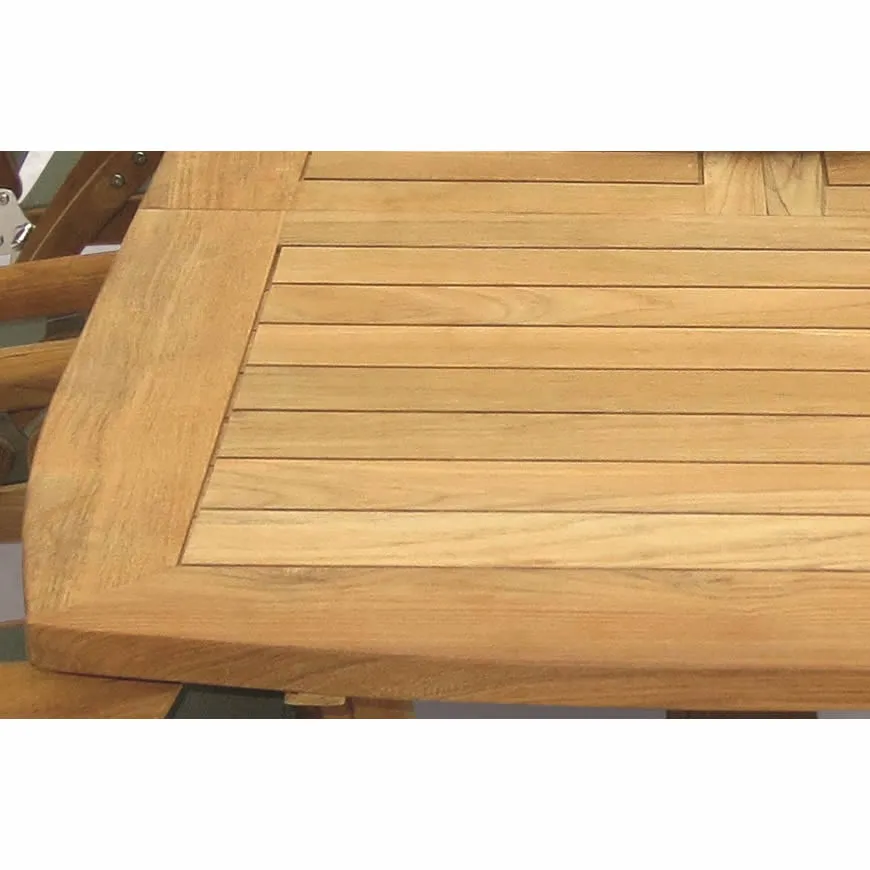 Teakwood Patio Table and Chairs - Gala (Table) & Florida (6 Chairs)