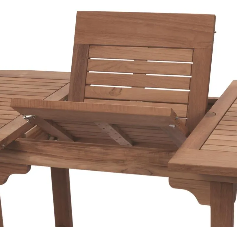 Teakwood Patio Table and Chairs - Gala (Table) & Florida (6 Chairs)