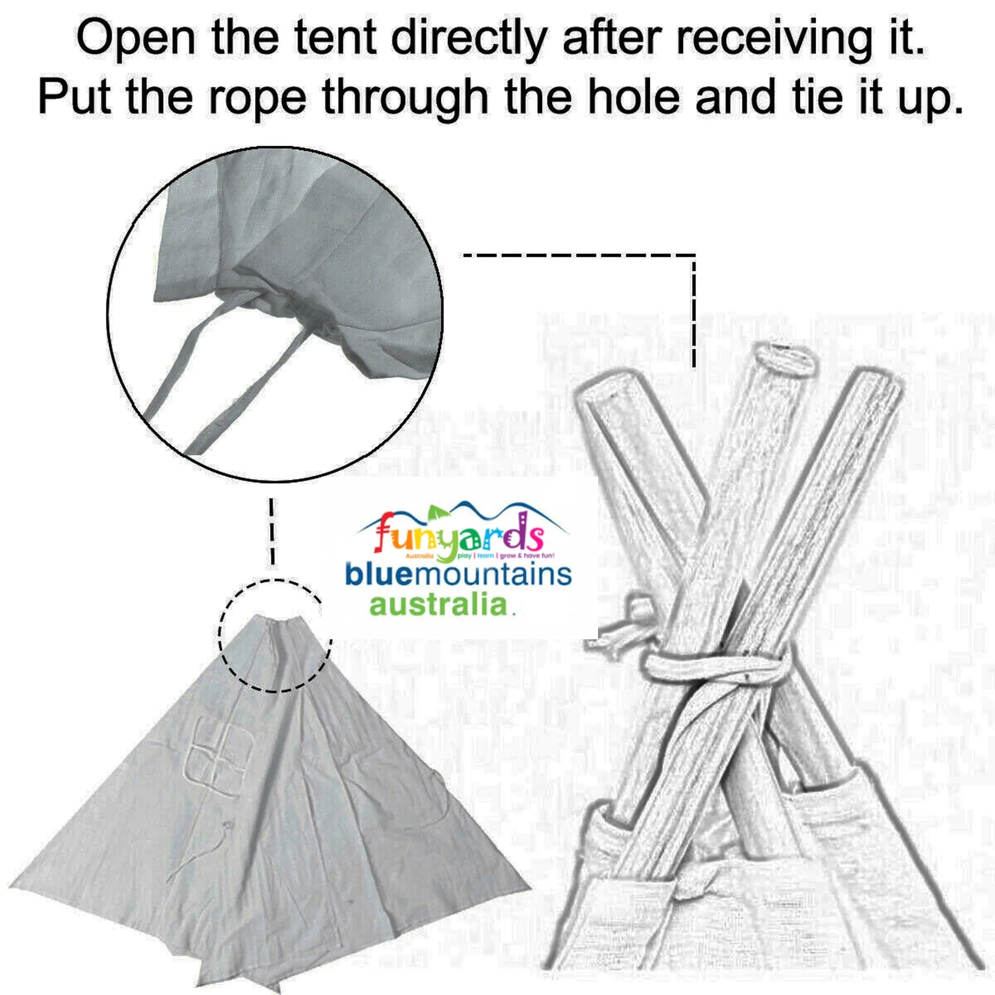 Teepee Wigwam Tent Cubby House_Pink 130cm size