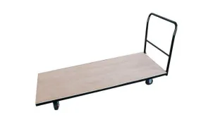 Trolley, Rectangular Plywood Table  6' - 8'