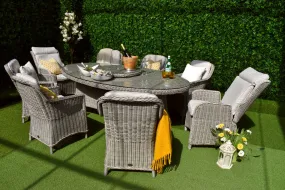 Verona Eight Oval Dining and Reclining